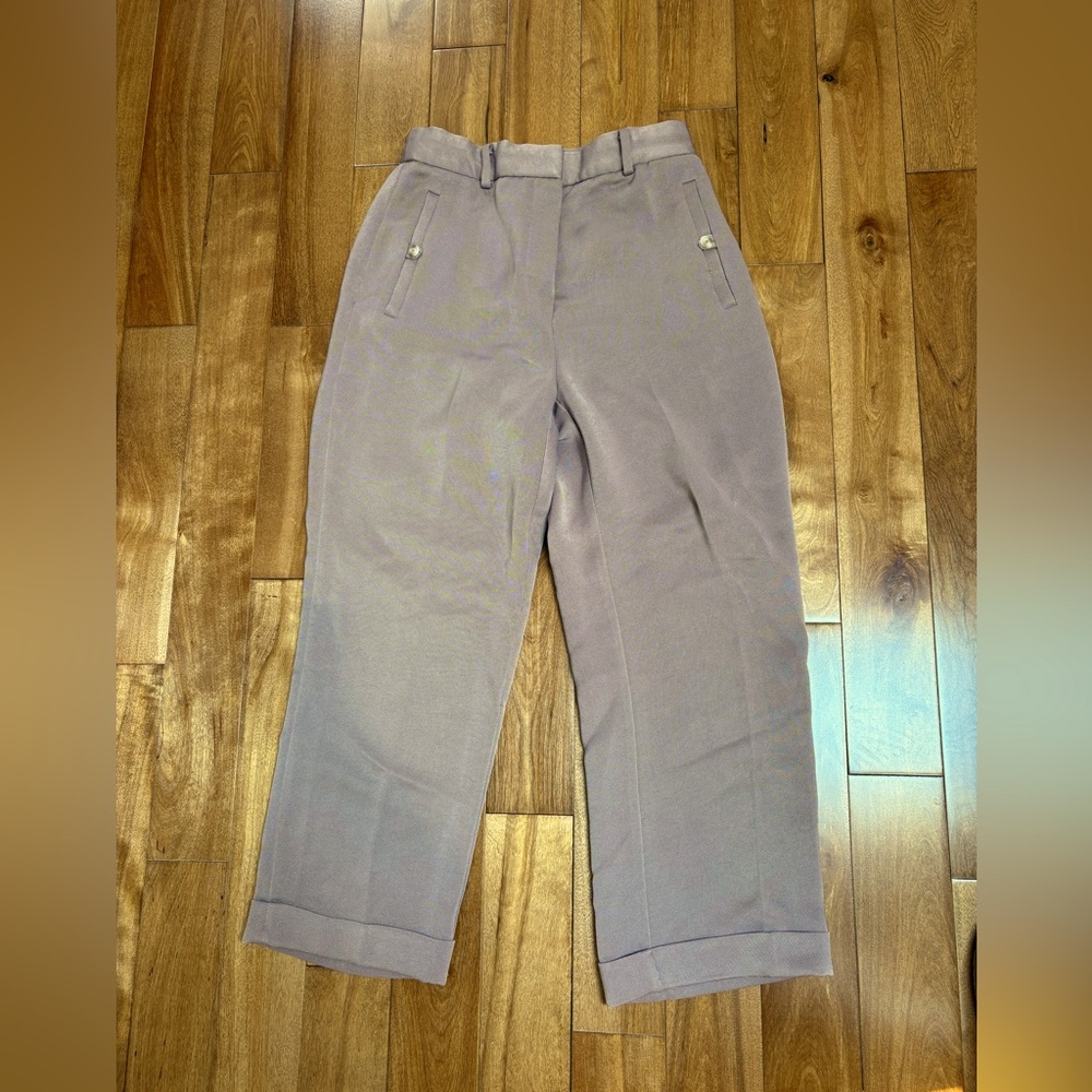 Babaton Aritzia High Waisted Dusty Rose Dress Pants Size 8